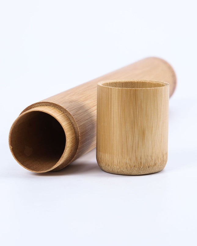 Bamboo Toothbrush Novelty Wooden Teeth Brush soft-bristle Bamboo Fibre Wooden Handle Bamboo Tube Charcoal Set