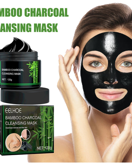 EELHOE Bamboo Charcoal Blackhead Removal Rip-Off Mask Moisturizing Blackhead Removal Acne Pore Shrinking Oil Control Mud Mask