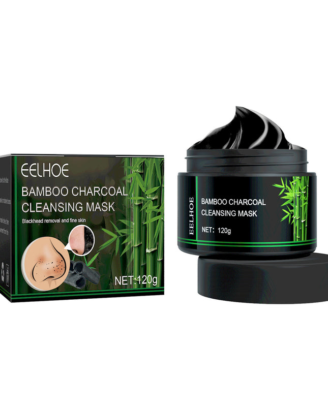 EELHOE Bamboo Charcoal Blackhead Removal Rip-Off Mask Moisturizing Blackhead Removal Acne Pore Shrinking Oil Control Mud Mask
