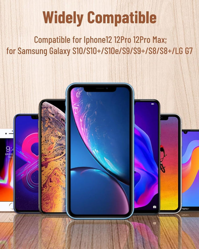 Bamboo Vertical Wireless Charging, Home, Office, Travel Universal, Dual-coil Design, Horizontal And Vertical Screen Can Be Charged, Compatible With All Kinds Of Wireless Charging Equipment