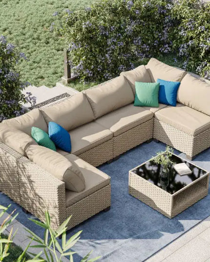 7-piece Patio Sofa Furniture Set