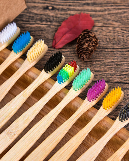 Household Simple Biodegradable Bamboo Toothbrush