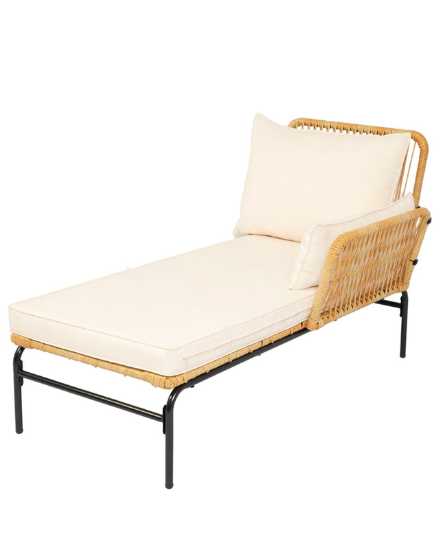 3-Pc Outdoor Patio Wicker Furniture Set Table Chairs With 3.15 Thick Cushion